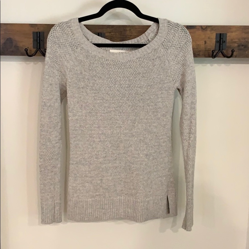 Loft gray sweater